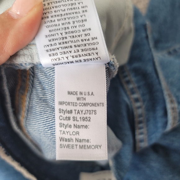 SLVRLAKE Taylor Wide Leg Pleated Jeans Size 29 In Sweet Memory - Picture 13 of 14